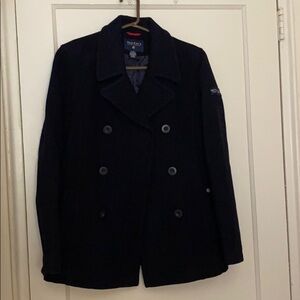 Nautica Jeans navy pea coat size: M